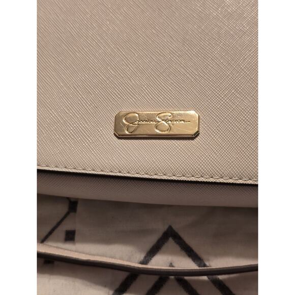 Jessica Simpson Cream Blush Crossbody Purse/Handbag Removable Strap Vegan NWOT - Picture 6 of 10